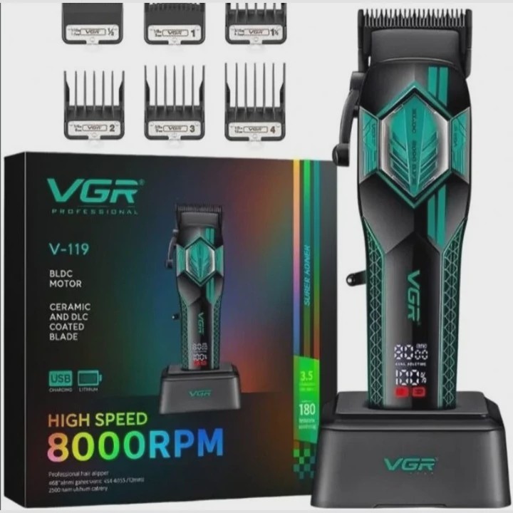 ماشین اصلاح وی جی آر مدل V-119 با تیغه سرامیکی