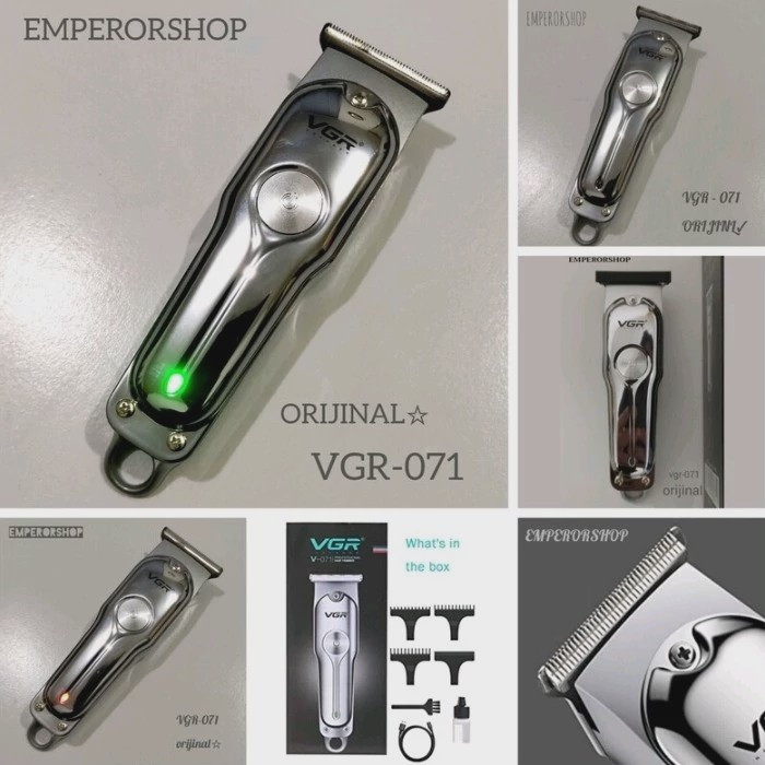 ماشین اصلاح سر و صورت VGR-071 اصلی ریش تراش خط زن و سایه زن وی جی ارvgr071 اصل
