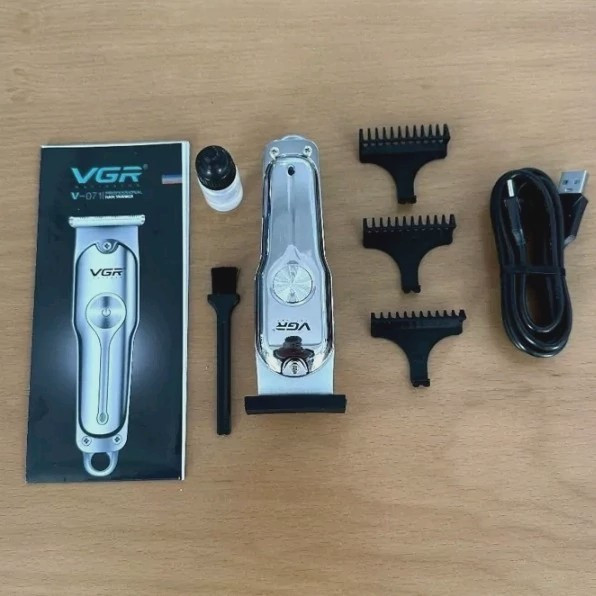 ماشین اصلاح سر و صورت VGR-071 اصلی ریش تراش خط زن و سایه زن وی جی ارvgr071 اصل