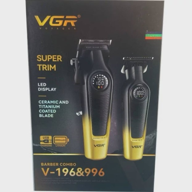 ست ماشین اصلاح سالنی VGR مدلV-996و V196