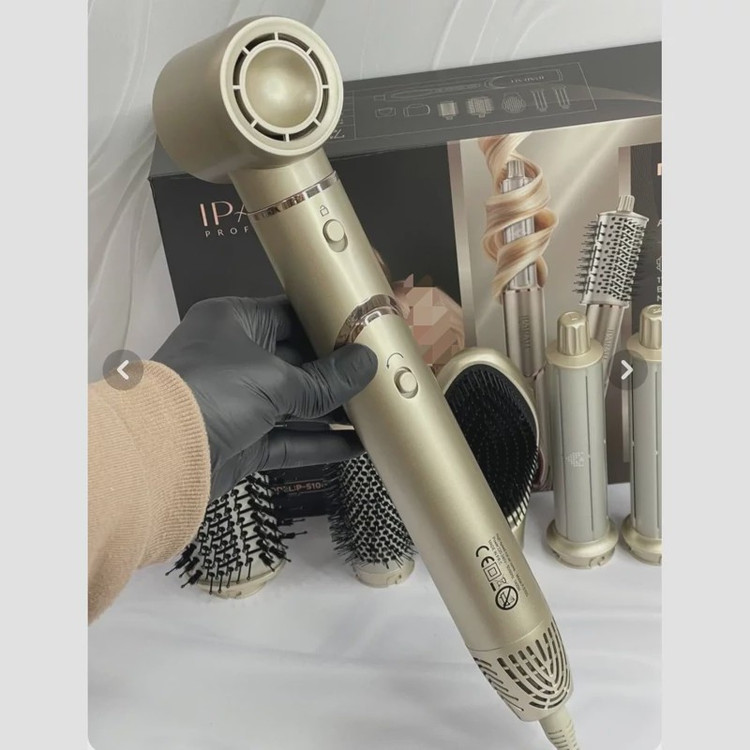 سشوار دایسون ایپارا مدل P510-G حالت دهنده 7 کاره مو سر